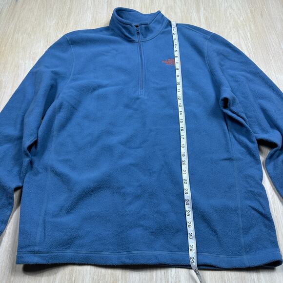 North Face Tech 1/4 Zip Fleece Pullover Outdoor Layer Hiking Jacket Men's XL - Picture 7 of 14